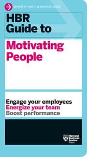 Cover von HBR Guide to Motivating People