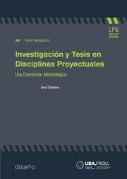 Cover von Investigacion y tesis en disciplinas proyectuales