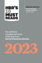 Cover von HBR's 10 Must Reads 2023