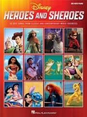 Cover von Disney Heroes and Sheroes for Big-Note Piano