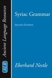 Cover von Syriac Grammar with Bibliography, Chrestomathy and Glossary