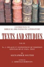 Cover von Pelagius's Expositions of Thirteen Epistles of St. Paul. II