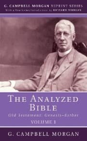 Cover von The Analyzed Bible, Volume 1
