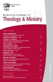 Cover von McMaster Journal of Theology and Ministry: Volume 18,2016-2017