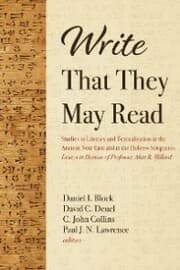 Cover von Write That They May Read