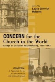 Cover von Concern for the Church in the World
