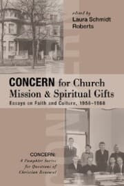 Cover von Concern for Church Mission and Spiritual Gifts
