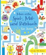 Cover von Mein erstes Spiel-, Mal- und Ratebuch für Jungs