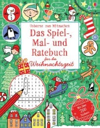 Cover von Das Spiel-, Mal- und Ratebuch für die Weihnachtszeit