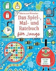 Cover von Das Spiel-, Mal- und Ratebuch für Jungs