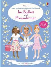 Cover von Mein großes Anziehpuppen-Stickerbuch: Im Ballett und Freundinnen