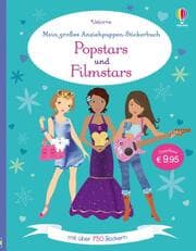 Cover von Mein großes Anziehpuppen-Stickerbuch: Popstars und Filmstars