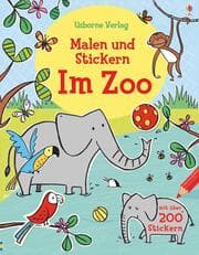Cover von Malen und Stickern: Im Zoo