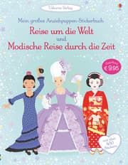 Cover von Mein großes Anziehpuppen-Stickerbuch: Reise um die Welt und Modische Reise durch die Zeit