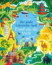 Cover von Der große Labyrinthe-Spaß: Rund um die Welt