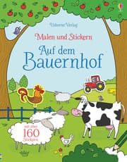 Cover von Malen und Stickern: Auf dem Bauernhof