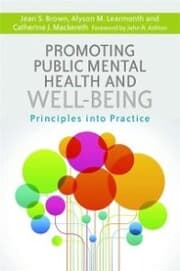 Cover von Promoting Public Mental Health and Well-being