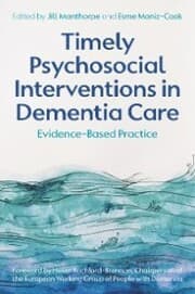 Cover von Timely Psychosocial Interventions in Dementia Care