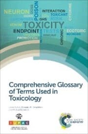 Cover von Comprehensive Glossary of Terms Used in Toxicology
