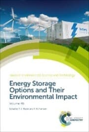 Cover von Energy Storage Options and Their Environmental Impact