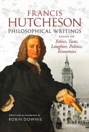 Cover von Francis Hutcheson Philosophical Writings