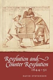 Cover von Revolution and Counter-revolution in Scotland, 1644-51