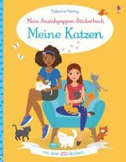 Cover von Mein Anziehpuppen-Stickerbuch - Meine Katzen
