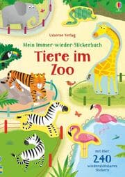 Cover von Mein Immer-wieder-Stickerbuch: Tiere im Zoo