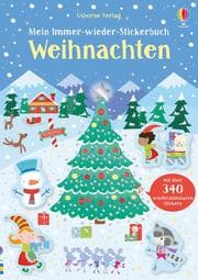 Cover von Mein Immer-wieder-Stickerbuch: Weihnachten