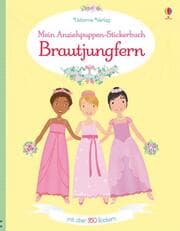 Cover von Mein Anziehpuppen-Stickerbuch: Brautjungfern