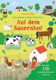 Cover von Mein Immer-wieder-Stickerbuch: Auf dem Bauernhof