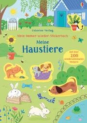 Cover von Mein Immer-wieder-Stickerbuch: Meine Haustiere