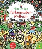 Cover von Nina und Jan - Farbenzauber-Malbuch