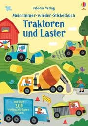 Cover von Mein Immer-wieder-Stickerbuch: Traktoren und Laster