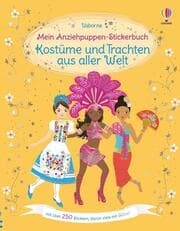 Cover von Mein Anziehpuppen-Stickerbuch: Kostüme und Trachten aus aller Welt