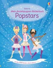Cover von Mein Anziehpuppen-Stickerbuch: Popstars