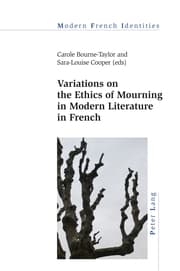 Cover von Variations on the Ethics of Mourning in Modern Literature in French