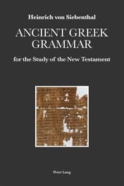 Cover von Ancient Greek Grammar for the Study of the New Testament