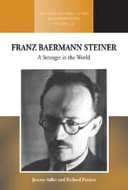 Cover von Franz Baermann Steiner