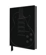 Cover von Exquisit Premium Notizbuch DIN A5: Gibson Les Paul, Black Guitar