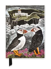 Cover von Premium Notizbuch DIN A5: Angela Harding, Fair Isle Papageientaucher