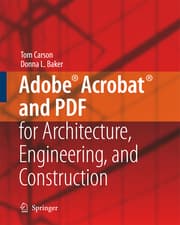 Cover von Adobe® Acrobat® and PDF for Architecture, Engineering, and Construction