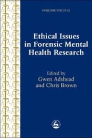 Cover von Ethical Issues in Forensic Mental Health Research