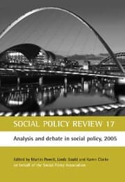 Cover von Social Policy Review 17