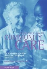 Cover von From Poor Law to community care
