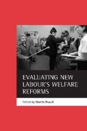 Cover von Evaluating New Labour's welfare reforms