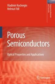 Cover von Porous Semiconductors