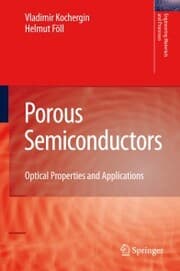 Cover von Porous Semiconductors