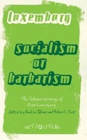 Cover von Rosa Luxemburg: Socialism or Barbarism