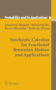 Cover von Stochastic Calculus for Fractional Brownian Motion and Applications